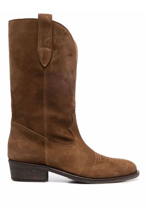 Brown suede cowboy boots VIA ROMA 15 | 3381MARTORA